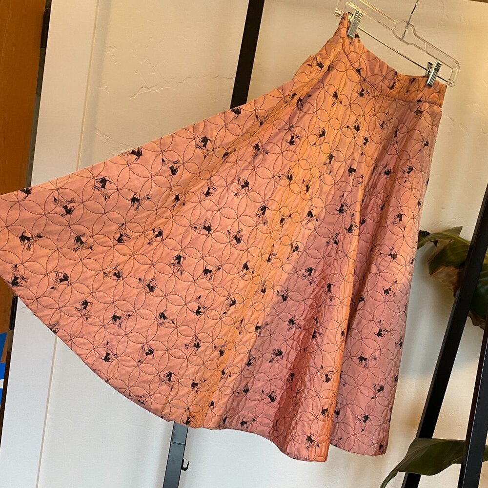 Authentic 1950s Quilted Poodle Skirt
